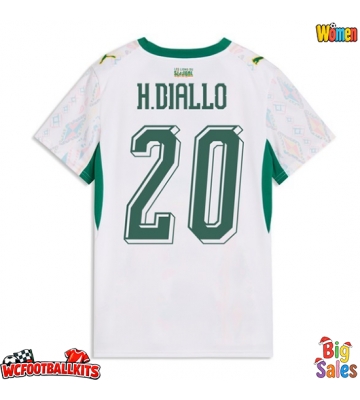 Senegal Habib Diallo #20 Replica Home Stadium Shirt for Women World Cup 2026 Short Sleeve